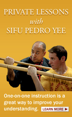 Private Lessons with Sifu Pedro Cepero Yee