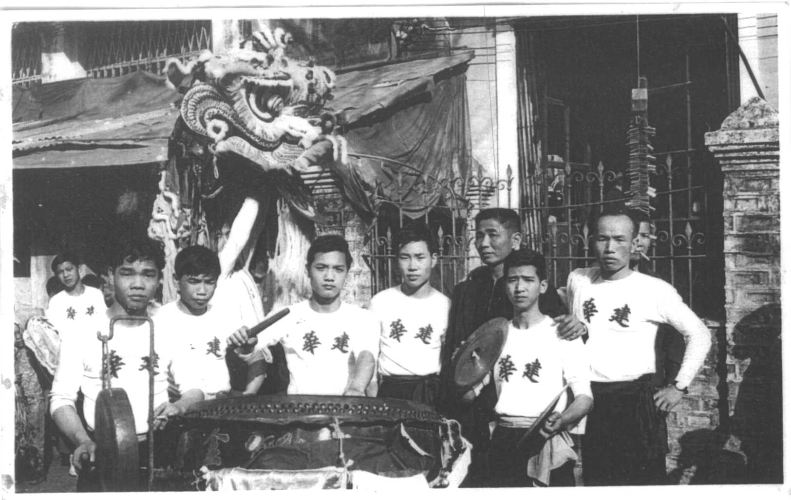 Yuen Lion Dance Music team